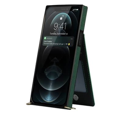 Zipper halskæde etui Apple iPhone 12 - Grøn