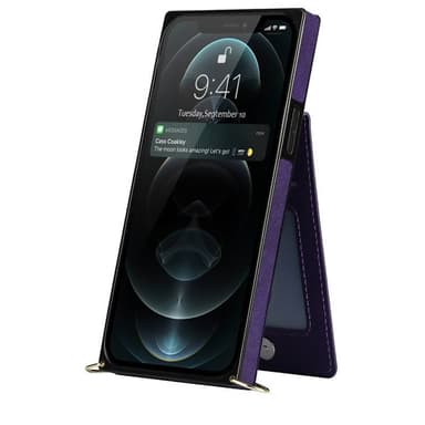 Zipper halskæde etui Apple iPhone 12 Mini - Lilla