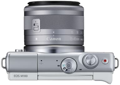 Canon EOS M100 CSC kompakt kamera + 15-45 IS STM objektiv
