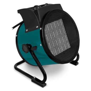 VONROC Elektrisk varmelegeme / strålevarmer med ventilationsfunktion - 3000W - 3 indstillinger - til rum op til 30 m2