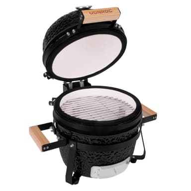 VONROC Kamado - kulgrill - 13“- Ø27cm | Med fod og regnslag