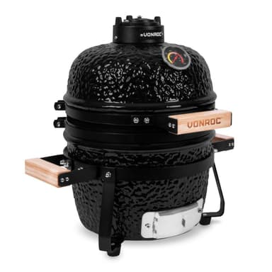 VONROC Kamado - kulgrill - 13“- Ø27cm | Med fod og regnslag