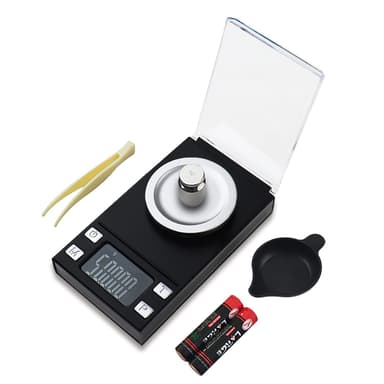 Digital minivægt i lommeformat 50 g / 0,001 g