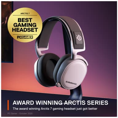 SteelSeries Arctis 7 Plus headset (hvid)