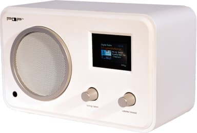 POPworldradio digital radio (hvid)