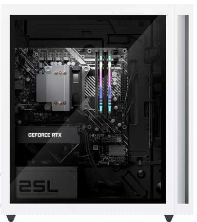 HP Omen 25L i5-12/16/512/3050 stationær gaming computer