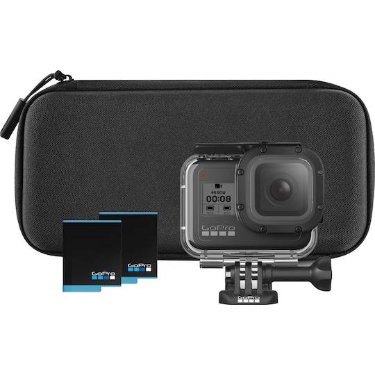 GoPro Hero 8 Black actionkamera med tilbehørspakke