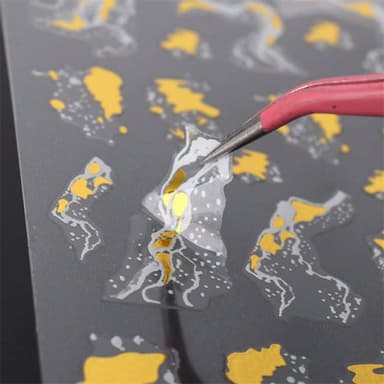 Marmor Nail Art Stickers Stickers på negle selvklæbende MultiColor