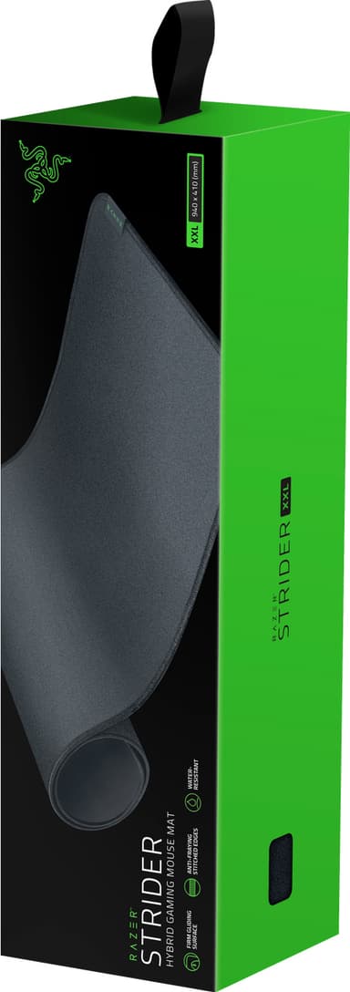 Razer Strider Gaming Mouse Mat, XXL, Sort