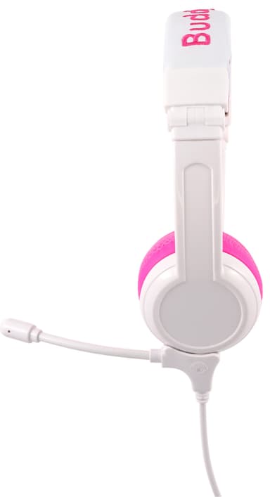 BuddyPhones School+ on-ear høretelefoner (pink)