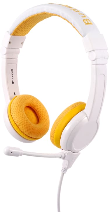 BuddyPhones School+ on-ear høretelefoner (gul)