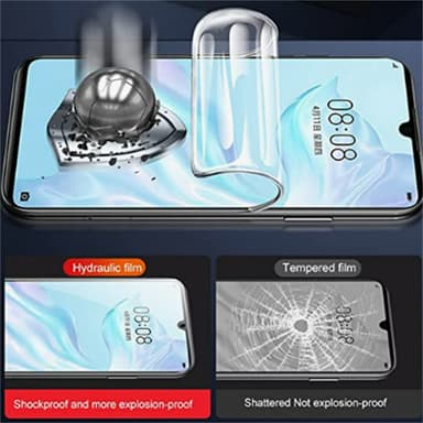 Hydrogel Screen Protector Øjenbeskyttelse Gennemsigtig Huawei P20 Pro