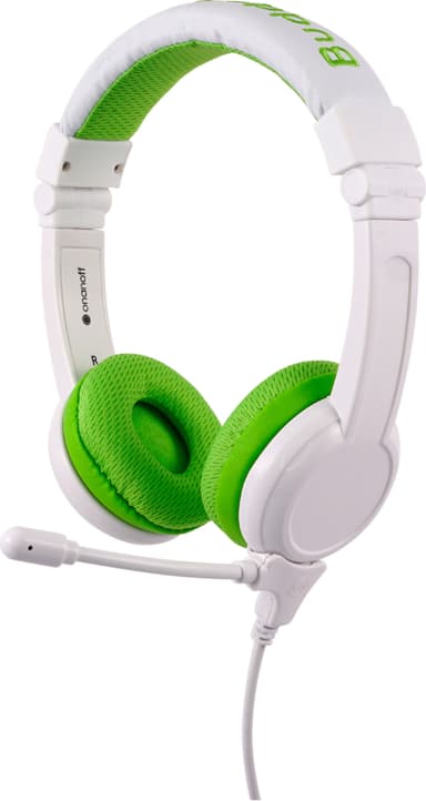 BuddyPhones School+ on-ear høretelefoner (grøn)