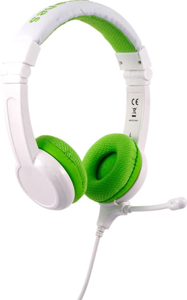 BuddyPhones School+ on-ear høretelefoner (grøn)