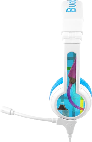 BuddyPhones School+ on-ear høretelefoner (blå)