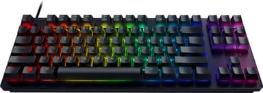Razer Huntsman Tournament Ed. Gaming -tastatur, RGB LED -lys, nordisk, kablet, sort