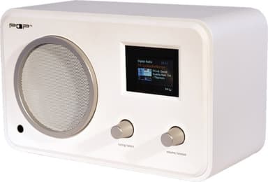 POPworldradio digital radio (hvid)