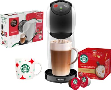 Nescafé Dolce Gusto Genio S kapselmaskine bundle-pakke (hvid) thumbnail