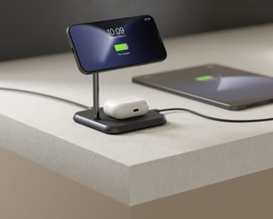 Zens Aluminum 3-i-1 trådløs oplader