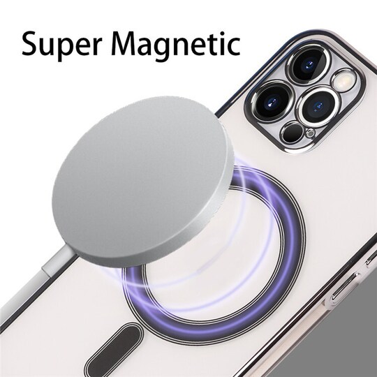 Mobiltaske MagSafe Opladningsstøtte hvid iPhone 13 Pro