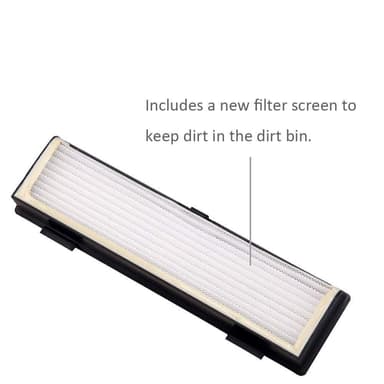 Filter til Neato D75 / 80/85/945 5-pak Sort