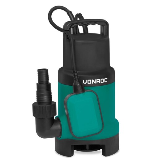 Encommium ilt Egetræ VONROC Dykpumpe - Pumpe til snavset vand - Vandpumpe- 900W - 16000l/h- Med  flyderkontakt | Elgiganten