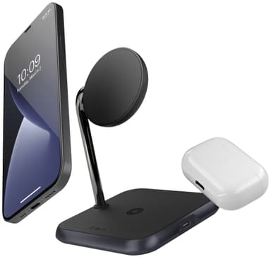 Zens Aluminum 3-i-1 trådløs oplader