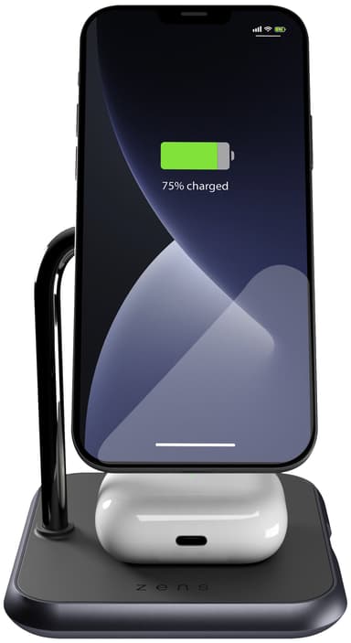 Zens Aluminum 3-i-1 trådløs oplader