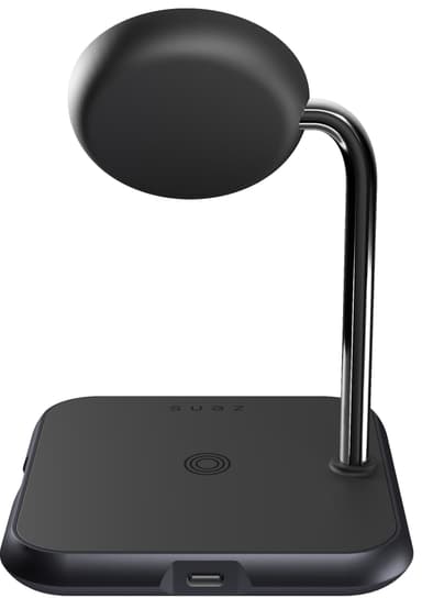 Zens Aluminum 3-i-1 trådløs oplader