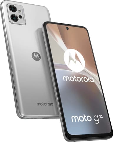 Motorola Moto G32 smartphone 4/128GB (satin silver) Elgiganten