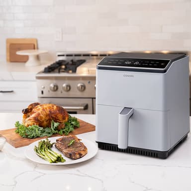 Cosori Dual Blaze airfryer (lysegrå) Elgiganten
