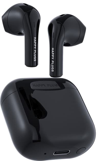 Happy Plugs Joy ægte trådløse in-ear høretelefoner (sort)