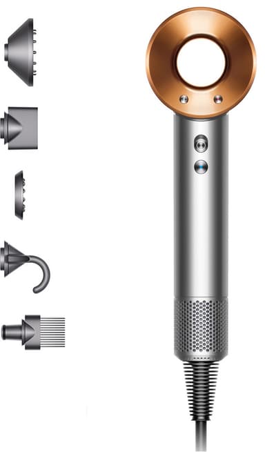 #2 - Dyson Hårtørrer Supersonic HD07 - hairdryer - nickel/copper