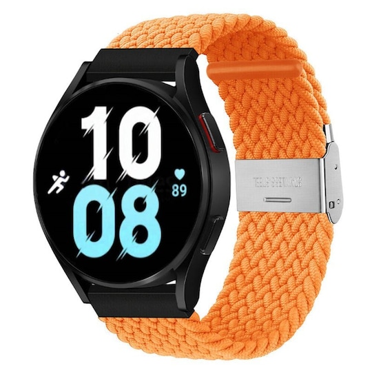Flettet Elastik Armbånd Samsung Galaxy Watch 5 (44mm) - Orange