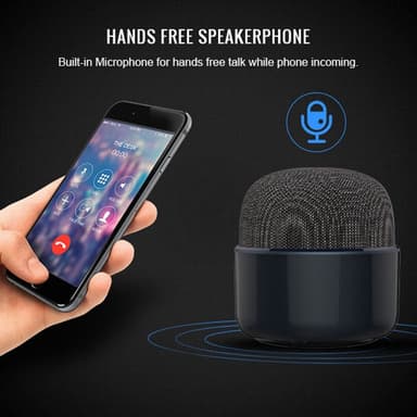 Bærbar lille Bluetooth højttaler Sort