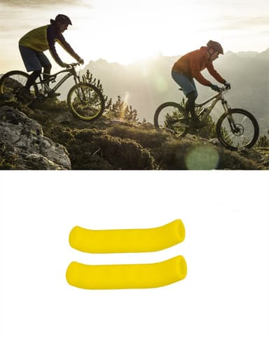Afdækning til bremsehåndtag til cykel 1 par Gul all models