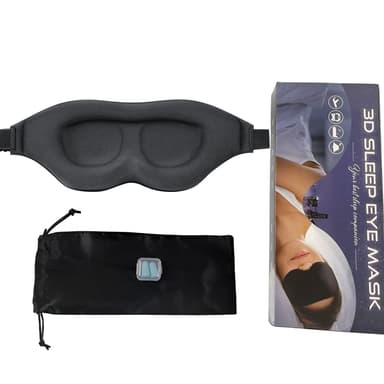 Ultramjuk sovmask Sort