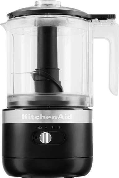 KitchenAid trådløs mini-madprocessor 5KFCB519EBM (mat sort) thumbnail