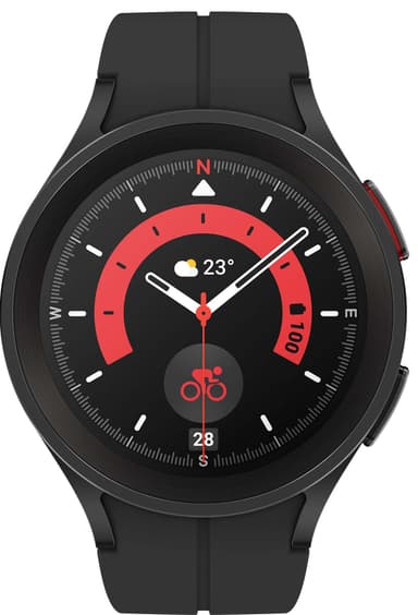 Samsung Galaxy Watch5 Pro 45 mm BT smartwatch (sort)