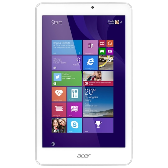 Acer Iconia Tab W1-810 8" tablet 32 GB - hvid