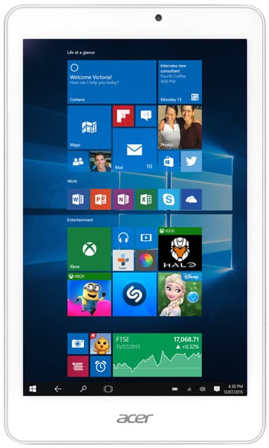 Acer Iconia Tab W1-810 8" tablet 32 GB - hvid