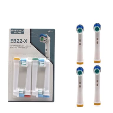Udskiftning af tandbørstehoveder vidvinkelrensning 12-pak MultiColor Braun Oral-B D4510