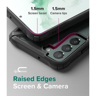 Ringke Samsung Galaxy S22 Cover Fusion-X Sort