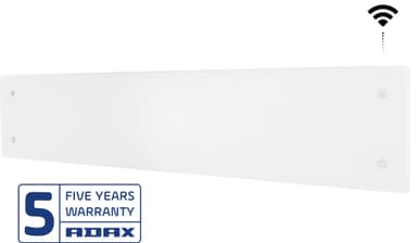 Adax Clea elradiator med wi-fi L 10 (hvid)