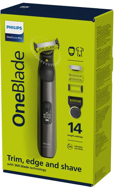 Philips OneBlade Pro 360 trimmer til krop og ansigt QP6551/15