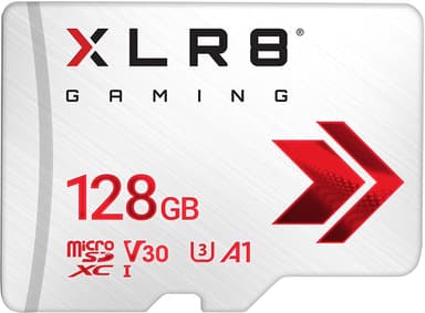 PNY XLR8 Gaming Class 10 U3 V30 microSDXC Flash Memory Card - 128GB