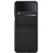 Samsung Galaxy Z Flip 4 cover med læderflap (sort)