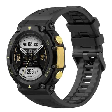 Urrem silikone Sort Huami Amazfit T-Rex 2 Watch