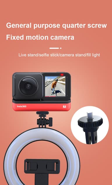 Selfie stick stativ med Bluetooth fjernbetjening og selfie lys Sort