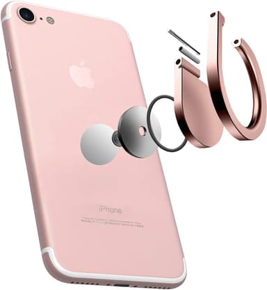 Telefon Ring Holder Magnetisk Rose Guld
